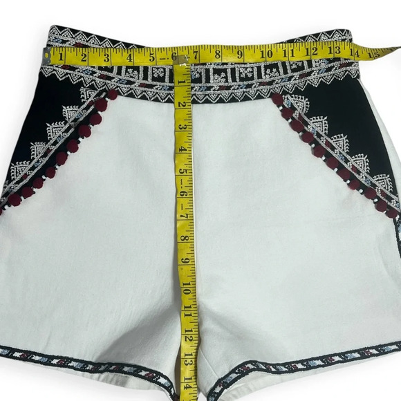 Talitha
Moroccan-Embroidered Tailored Twill Shorts size Small - Picture 5 of 9